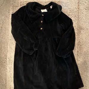 Corduroy Button Up Dress with Collar